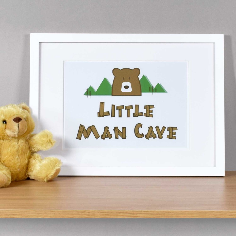 'Little Man Cave' Print